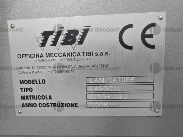 1#10268 Laminatoio per fotovoltaico Tibi LA2200AL ed accessori