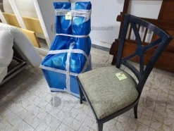 28#9481 Letto ciliegio e sedie