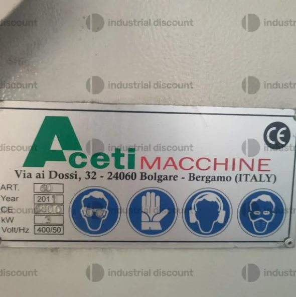 9#9868 Levigatrice Aceti Macchine