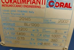 60#7922 Levigatrice Landonio LV600 e Depolveratore Coral BL200