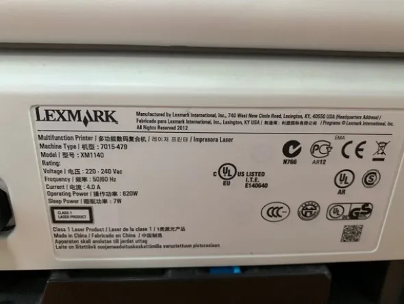 1#5386 Lexmark XM1145