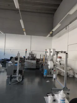 Linea automatica produzione mascherine chirurgiche