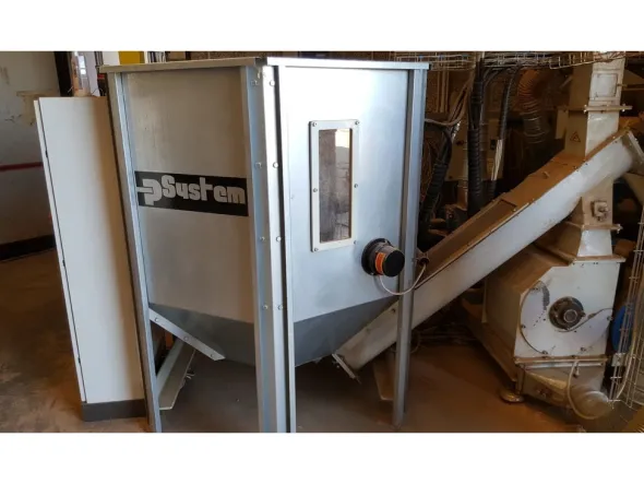 Linea automatizzata USATA e REVISIONATA per la produzione di pellet con Imballaggio