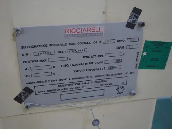 10#8478 Linea confezionamento 12 - PC RICCIARELLI