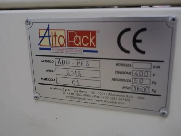 14#8478 Linea confezionamento 22- PL Altopack