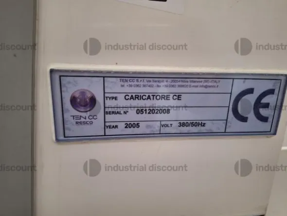 2#9315 Linea di argentatura chimica con Caricatore Ten-CC e Scaricatore Pole e Massa