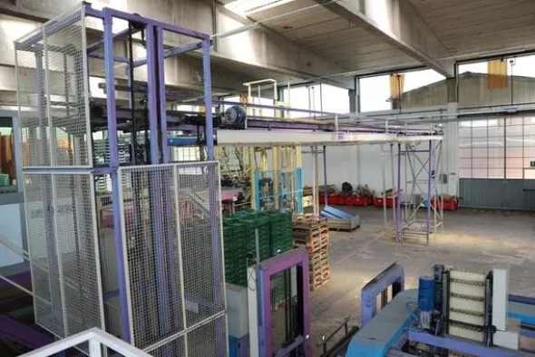 4#2047 Linea di calibratura e confezionamento frutta Unitec