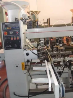18#3388 Linea di foratura inseritura Morbidelli revisionata e verniciata a nuovo