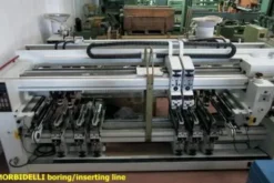 18#3388 Linea di foratura inseritura Morbidelli revisionata e verniciata a nuovo
