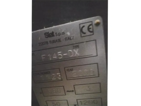 2#3688 Linea di imballaggio Siat F 145 DX