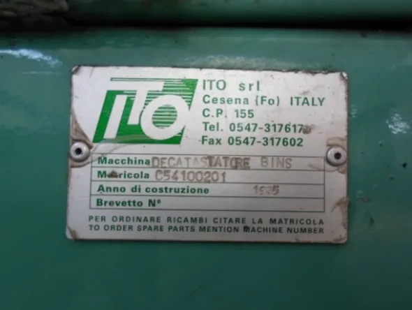 1#69013 Linea di lavorazione e confezionamento mele Ito