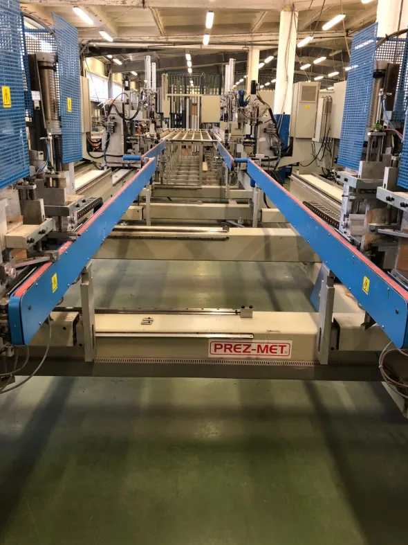 Linea di produzione finestre PVC e alluminio PREZ-MET