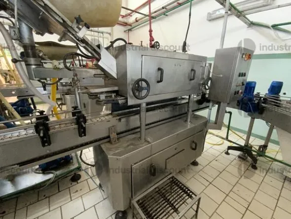 8#9550 Linea di riempimento e capsulatrice per vasetti