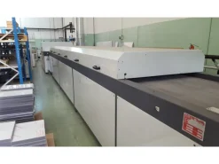 linea di stampa serigrafica