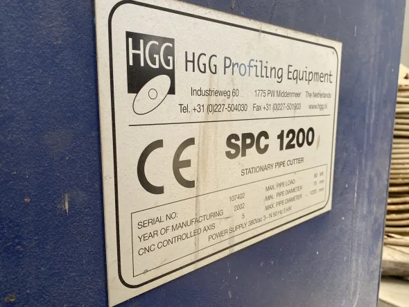 Linea di taglio e sagomatura tubi HGG modello SPC 1200