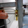 Linea macello bovini pedana paranco guidovia
