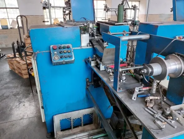 1#7489 Linea produzione bobine in ferro
