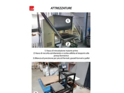 Linea produzione pastiglie lavastoviglie