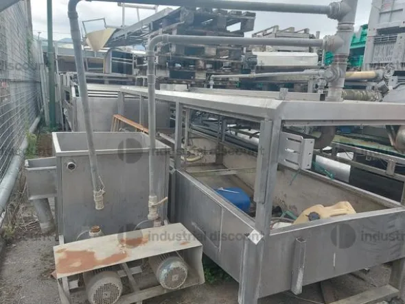 29#9213 Linee di lavorazione verdure e nastri trasportatori in disuso