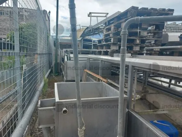 29#9213 Linee di lavorazione verdure e nastri trasportatori in disuso
