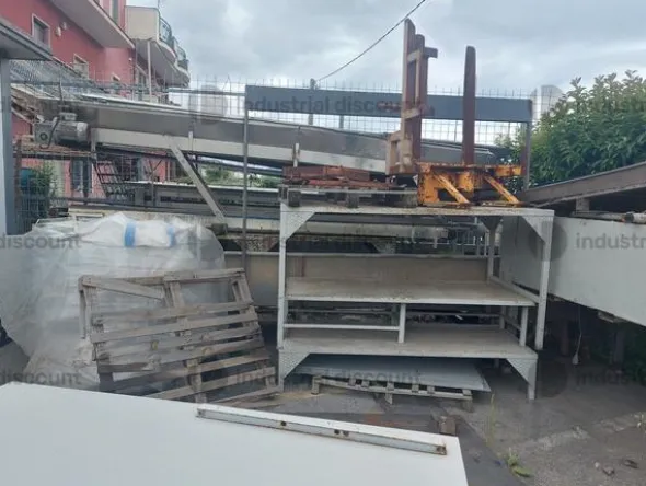 29#9213 Linee di lavorazione verdure e nastri trasportatori in disuso
