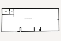 #2517003 Locale commerciale al grezzo con posto auto coperto