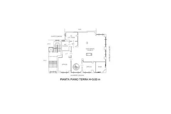 #25196 Locale commerciale con uffici su due livelli in zona semicentrale
