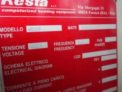 17#14940 Macchina carica punti Resta