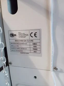 Macchina da cucire per pelli e tessuti pesanti