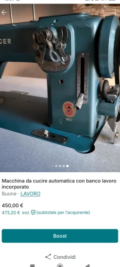 Macchina da cucire Singer automatica