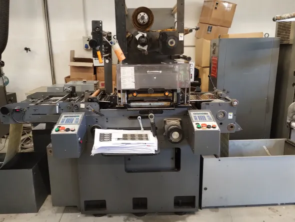 Macchina da stampa offset semi rotativa a bobina