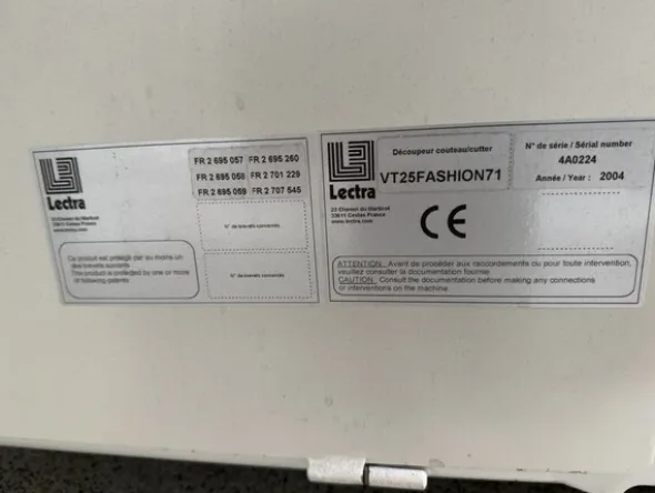 2#7821 Macchina da taglio automatica Lectra Vector2500