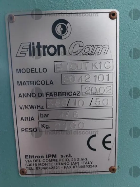 51#8561 Macchina da taglio Elitron IPM