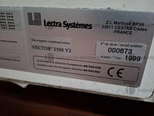 101#9770 Macchina da taglio Lectra Systemes