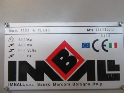 2#3741 Macchina formatrice e movimenti meccanici Imball