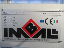 2#3741 Macchina formatrice e movimenti meccanici Imball
