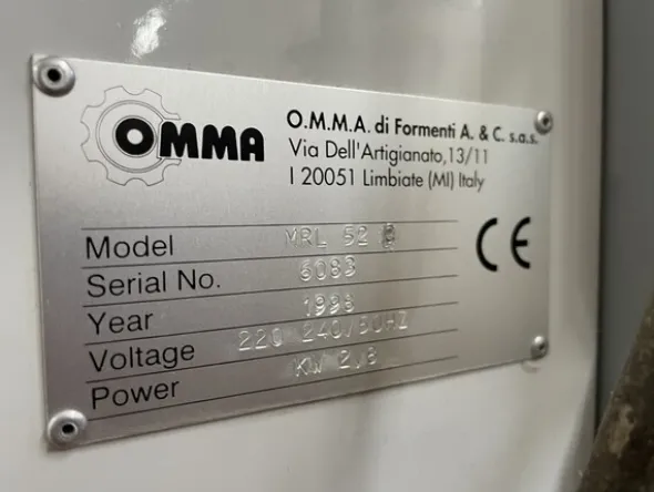 7#7246 Macchina laminatrice Omma