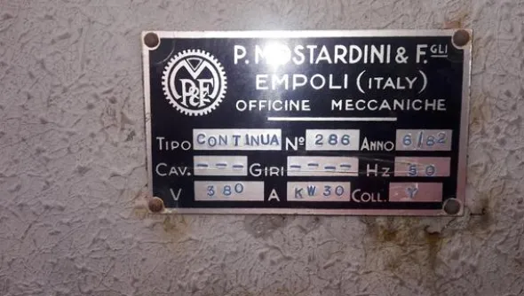 6#26180 Macchina Mostardini