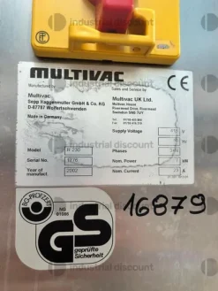 1#8859 Macchina Multivac R230 Termoformatrice