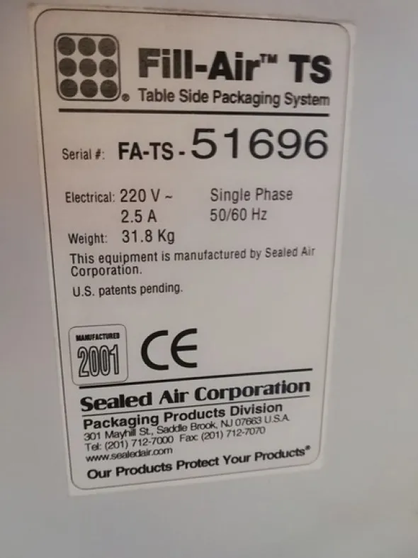 31#5184 Macchina per bolle aria Fill Air