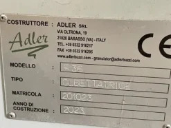 1#8614 Macchina per cubetti AdlerF-36 pesante insonorizzata