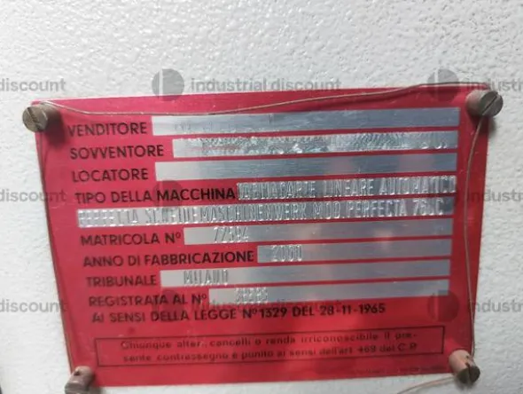 1#9652 Macchina per la stampa Offset e taglierina automatica Perfecta
