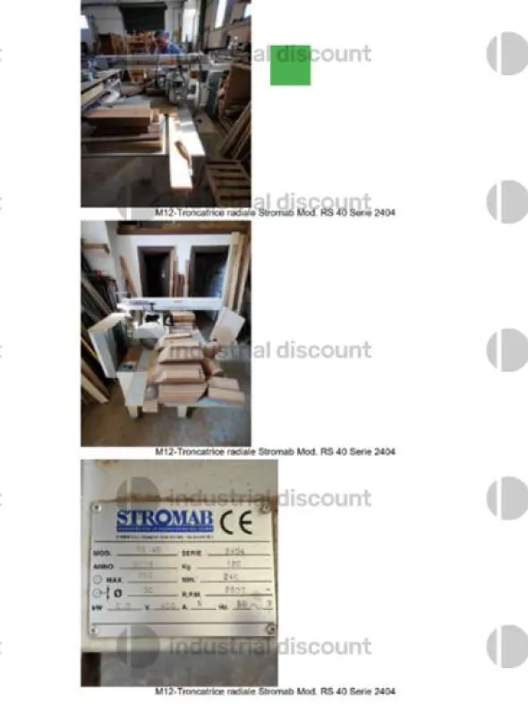 9#8814 Macchina per lavorazione legno Stromab