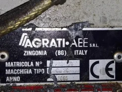 2#9818 Macchina per pressofusione Agrati