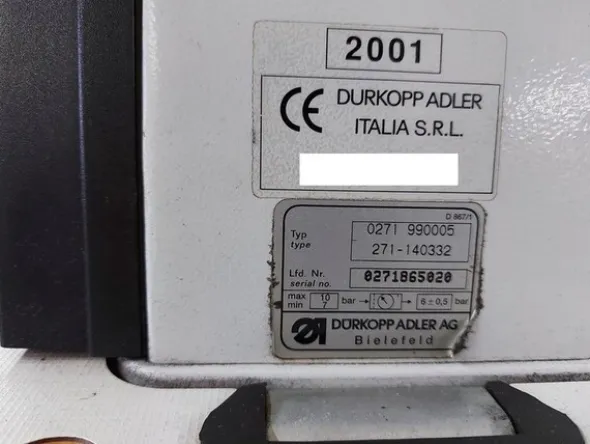 111#6059 Macchina per sottopunto Strobel e asolatrice Reece Corp.