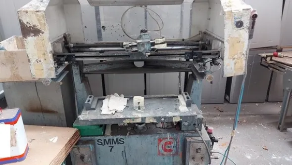 11#71740 Macchina per tampografia e attrezzature per serigrafia