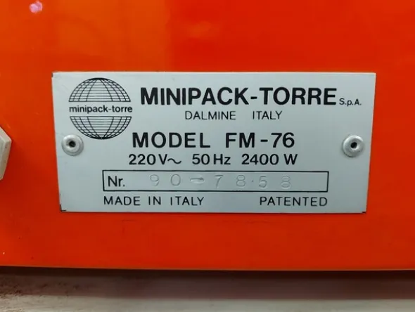 39#7341 Macchina per termoretraibile Minipack-Torre FM-76