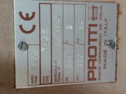 macchina rettilina Protti PV93L