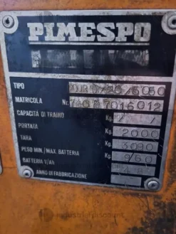 1#9818 Macchinari e attrezzature per lavorazioni metalliche e carrelli elevatori