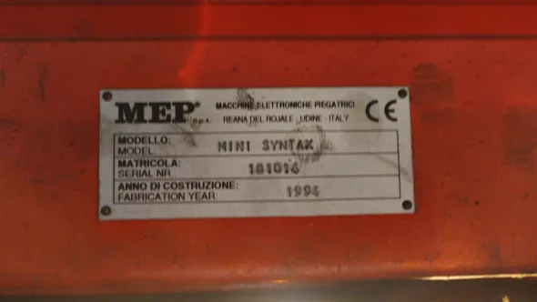 Macchinario Mep Mini-Syntax